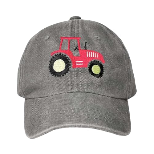2026 Infantil Bordada de béisbol Ajustable Unisex Informal Solar niños niñas (Red2, 2-10 Years)