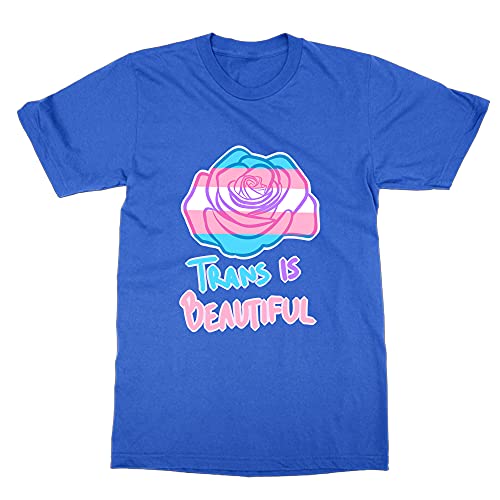T-shirt Trans is Beautiful haut de gamme en tricot fin et finitions soignées