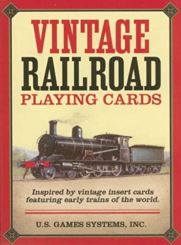 United States Games Systems Vintage Railroad Playing Cards