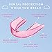 Protect The Crown Night Guard 2 Pack - Mouthguard for Teeth Grinding & Clenching, Professional Mouth Guard for Light and Heavy Grinding (Pink)