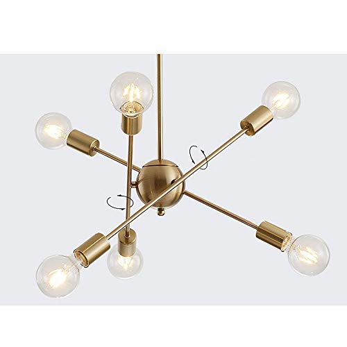 Lámparas de araña Sputnik de metal moderno para el hogar 7