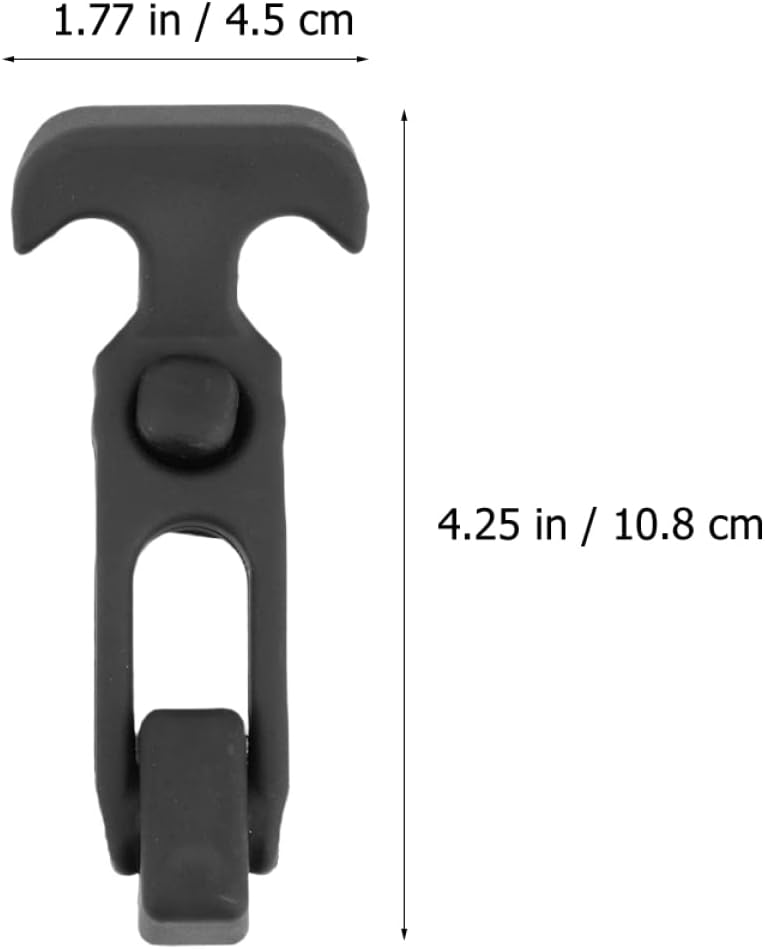 OSALADI 4pcs Flexible Rubber T-Handle Draw Latch for Toolboxes and Coolers Non-Corrosive Absorbing Hasp for Secure Closure and Easy Installation