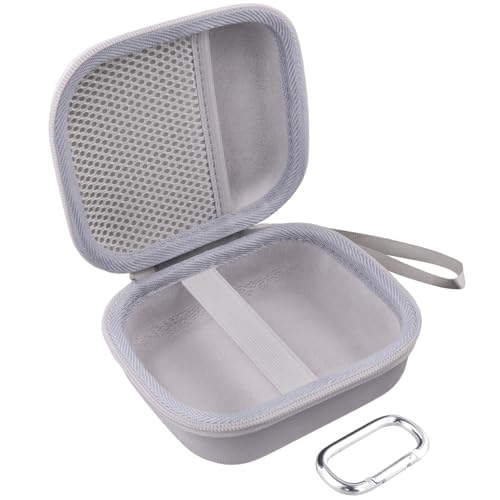 Image of co2CREA for Anker Soundcore Boom Go 3i Portable Bluetooth Speaker Hard Protective Case, Portable Travel Case Replacement (White Case)
