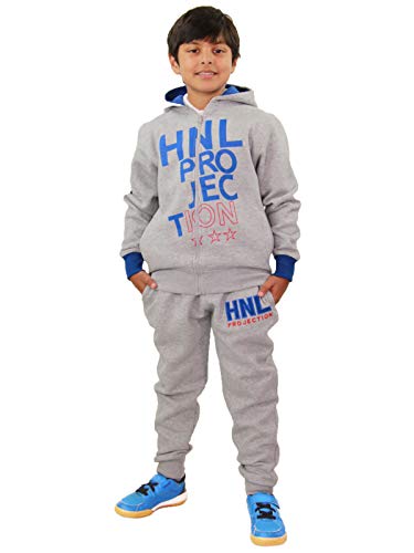 Survêtement enfant HNL sweat à capuche et pantalon jogging pour garçon et fille 7 à 13 ans