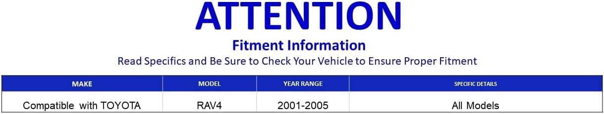 PartsW - 4 Pc Rear Front Sway Bar Stabilizer Bar Link Suspension Kit