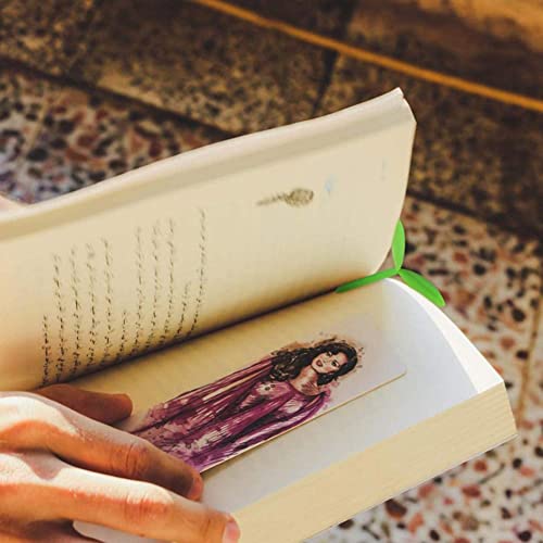Pulunto Sprout Little Green Bookmarks, 6Pcs Creative Mini Silicone Grass Buds Bookmarks Novelty Gifts For Bookworm Book Lovers Reading #TOP5