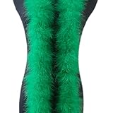 Federboas werden aus echten natürlichen Truthahnfedern hergestellt und sind dadurch weich, leicht und flauschig.