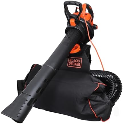 BLACK+DECKER 3-en-1 Soplador de Hojas de 3000W, aspiradora y trit...