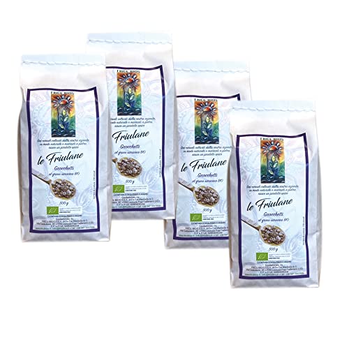 Ñoquis de Alforfón Ecológico elaborados con harina de ALFORFA ecológica y harina de trigo blando ecológica, molida a la piedra, dibujo en bronce y secado lento