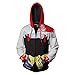 Produktbild MADEYU Kapuzenpullover,Inuyasha Series Zipper Hoodie Herren Jugend Anime Cardigan Sport Jacke 3D Casual Sweater Unisex Schwarz S