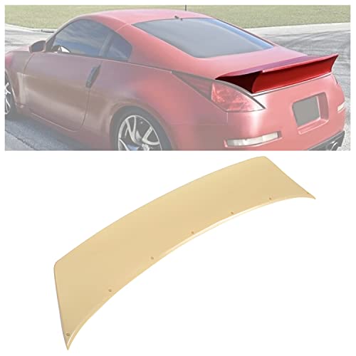 Kojem Trunk Spoiler Compatible with 2003-2008 Nissan 350Z Rear Deck Lip Wing Unpainted
