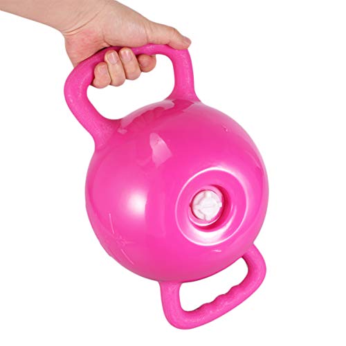 Garneck Kettlebell – Campainha ajustável com duas alças e halteres esportivos para ioga (padrão de b