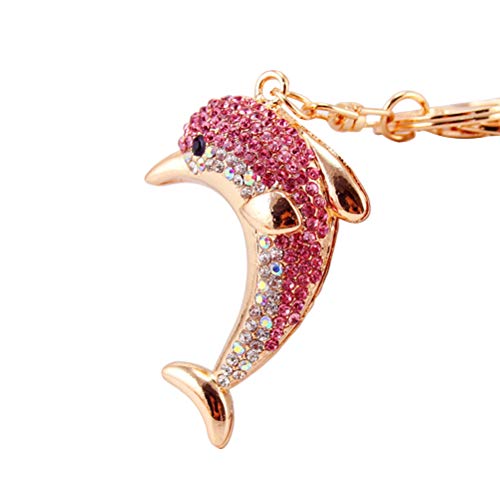 Chaveiros Para Mulheres Chaveiro De Golfinho De Diamante Chaveiro De Golfinho De Cristal Chaveiro De