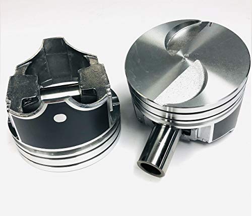 Silvolite Hypereutectic Flat Top +.030" Over Size Pistons Compatible With Ford & Mercruiser 7.5L 460 Engines (4.390" Std Bore Diameter) #TOP1