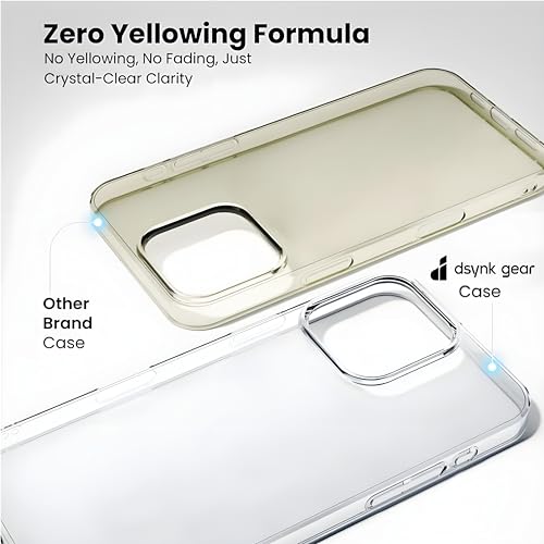 Image of Anti-Yellow Clear Case for iPhone 14 Pro Max | UV Shield Technology | Zero-Yellowing Formula | MagSafe Compatible | Drop Protection (TPU + Polycarbonate | Crystal Clear)
