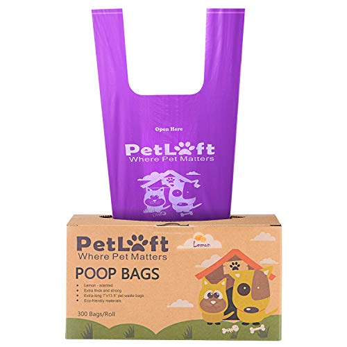 purple dog poop bags