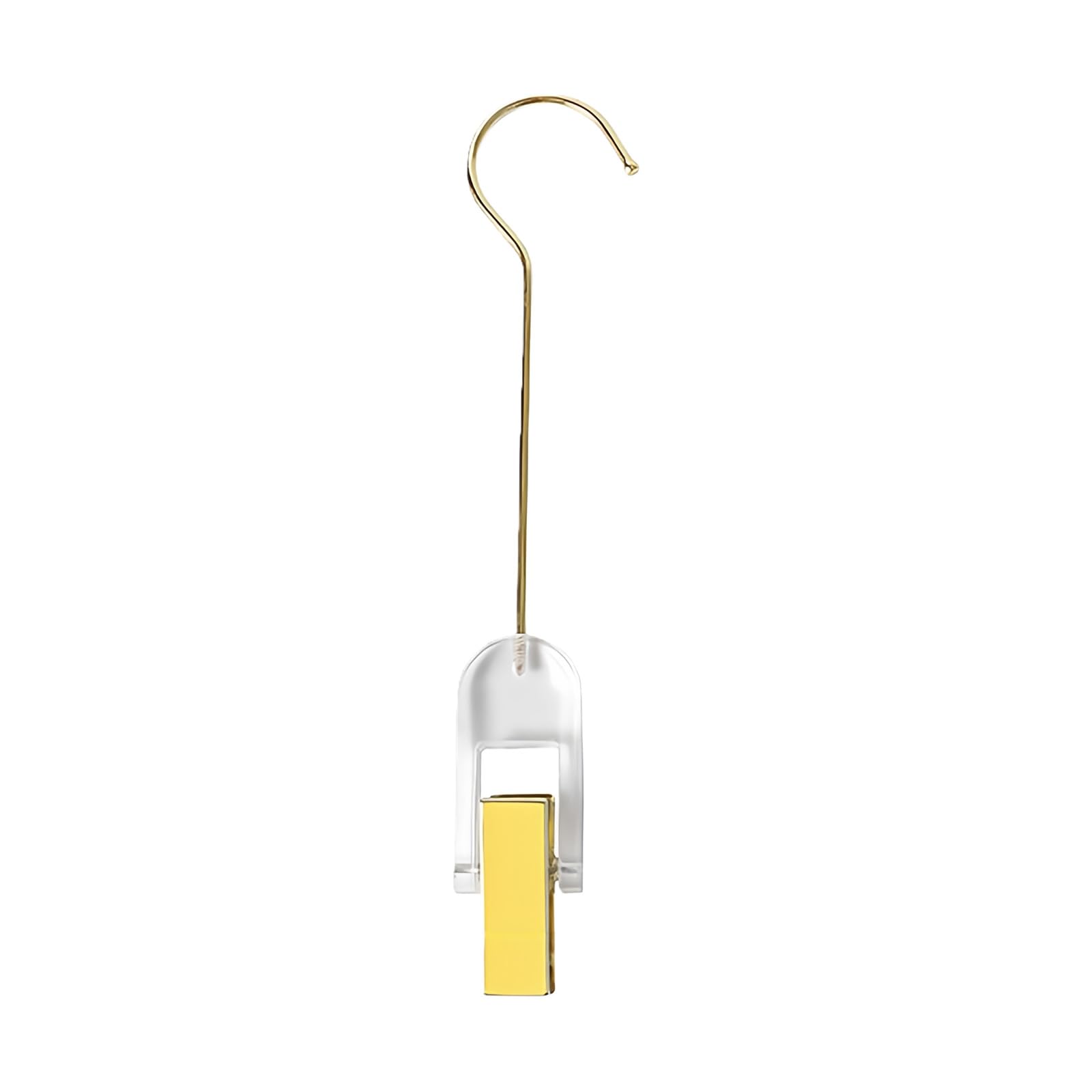 Multipurpose Acrylic Garment Clip Systems Steel Reinforced Hook Securely Holds Samples Accessories in Retail or Home Setting Steel Coated Sock Organizers Clips