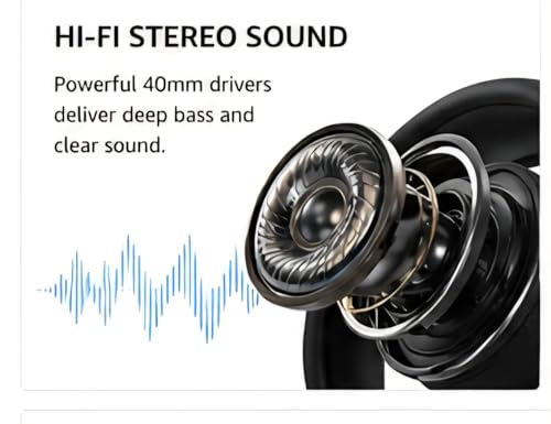 Image of P9 Wireless Bluetooth Headphones Over Ear | Foldable Design | Deep Bass Sound | Up to 20 Hours Battery | Built-in Mic | Comfortable Cushions | Budget Friendly Headset