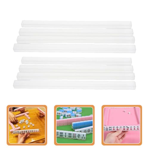 IMIKEYA Set 8 Piezas Soportes de Mahjong y Dominó miniatura 2