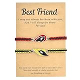 Generic Matching Bracelets,Best Friend Bracelet,Friendship Bracelet,Adjustable Braided Rope Bracelets,BFF Bracelet for 2,Gifts for Men Women and Boys Girls, 7