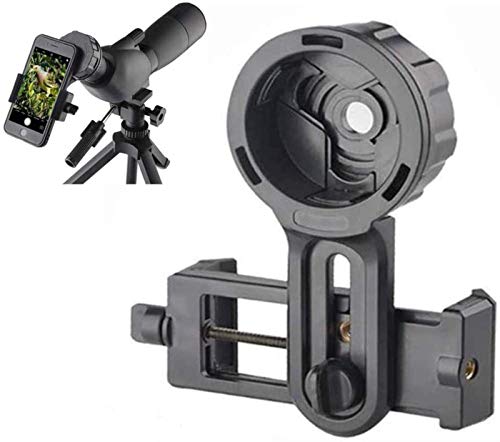 ZHANGYH Digital Telescope Universal Cell Phone Adapter Mount Smartphone Quick Photography Adapter Mount Compatible Monocular Binocular Spotting Scope Telescope Microscope,Record The Nature The Wo
