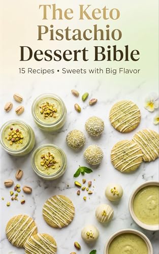 15 Recipes – The Keto Pistachio Dessert Bible: Sweets with Big Flavor: Low-Carb, No-Guilt Pistachio Treats for a Flavor-Packed Ketogenic Lifestyle
