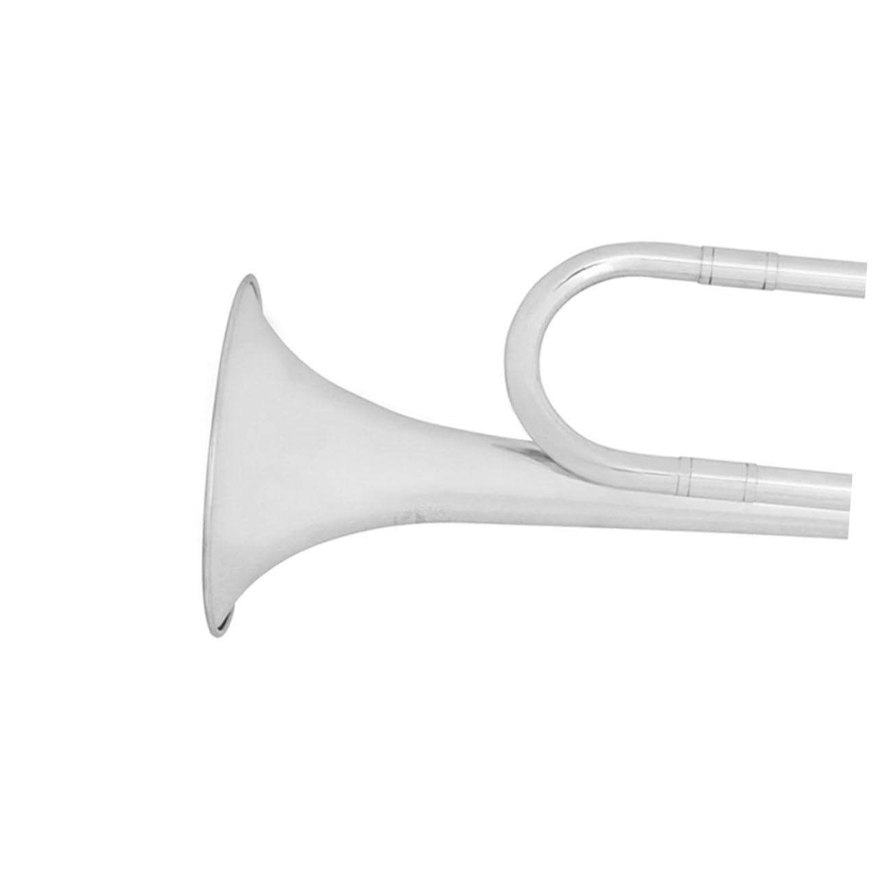 TOGEVAL Educational Musical Toy Trumpet Student Trumpet for Boys and Girls Brass Body and B-flat Tuning