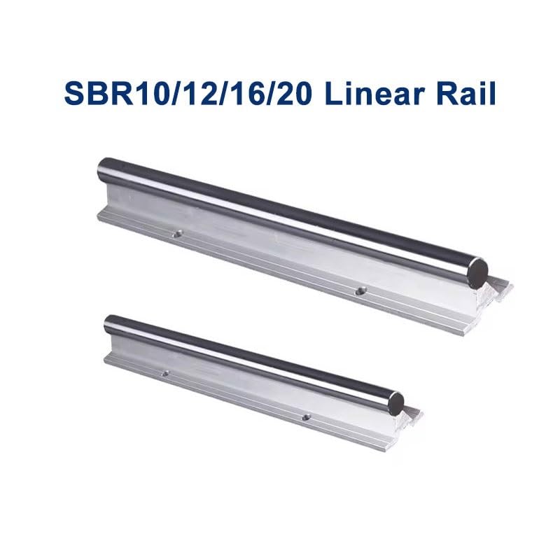 1 szt./2 szt. szyna liniowa podporowa SBR10 SBR12 SBR20 SBR16 szyna prowadząca z dowolną długością suwaków kolejowych do maszyny CNC(2pcs SBR20,200mm)
