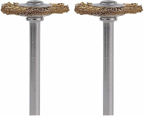 Miniatura 42 de Dremel 405-02 cepillos de cerdas de nailon (paquete de 2), diámetro de 1/8