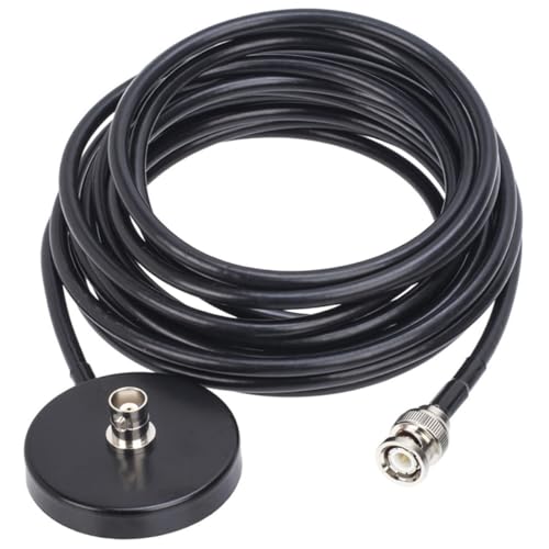 Base Magnétique Antenne Voiture Homoyoyo Support Câble RG58 pour Transceiver Portable