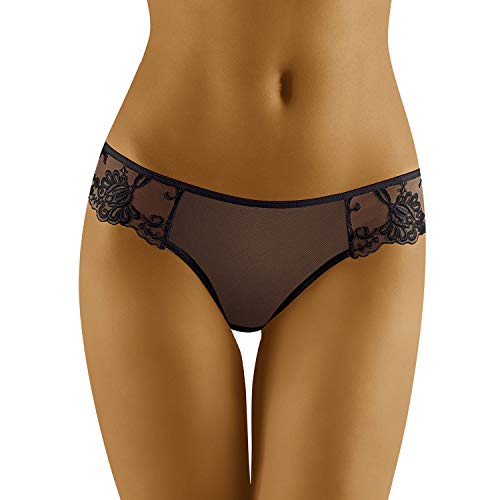 String Wolbar WB26 pour femme coloris noir taille L lingerie fine confortable
