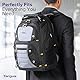 Targus Drifter II Rucksack mit großen Fächern, langlebig, wasserabweisend, versteckte Reißverschlusstasche, Schutzhülle für 43,2 cm (17 Zoll) Laptop, Schwarz/Grau (TSB239US)