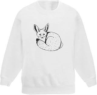 Azeeda 'Fennec Fox' Kid's Sweatshirt/Jumper (7-8 Years) (KW00026217)