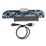 [Transfert de données facile] Connectez et transférez des données d'un SSD ou d'un disque durde 2,5 pouces vers votre ordinateur portable avec cet adaptateur USB3.0 vershaute vitesse