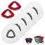White-5 Mop Heads&2 Scrubber
