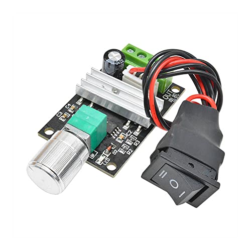 Rakstore DC 6V 12V 24V 28V 3A 80W PWM���[�^�[���x�R���g���[�����M�����[�^�����\�ϑ��xDC���[�^�[�h���C�o�t�H���[�h���o�[�X�X�C�b�`