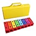 ZJchao Xylophone, Glockenspiel Instrument Kids Xylophone Educational Musical Toy Metal Keys with 2 Mallets 8 Notes Colorful Metal Keys for Beginners, Music Teaching, Gifts