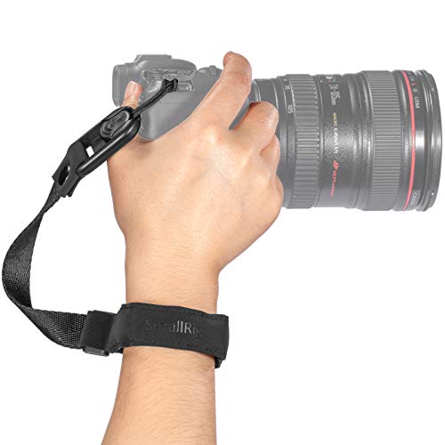 SMALLRIG Uniwersalny Pasek do Aparatu - Regulowany Pasek na Rami? dla Canon, Nikon, Sony, Fujifilm, Olympus DSLR SLR - PSC2428, Czarny