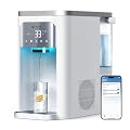 NOVETE Reverse Osmosis Water Filter Countertop, Cold Water Down to 32? with UV, NSF/ANSI 42/58 Certified, 8-Stage 4:1 Pure to Drain, No Installation Needed, RO Water Filtration System, White