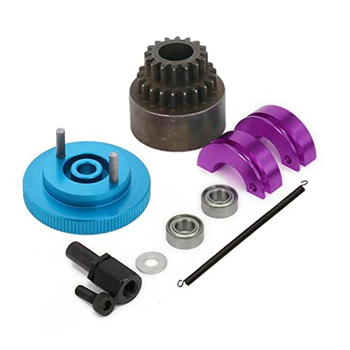 MOUDOAUER Lightweight Alloy 2 Speed Pin Shoe 16-21T Gear Clutch Kit Flywheel Bearing for HSP 1/10 RC Spare Part Accessory