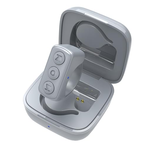 ZOZVO TikTok Remote Control for TikTok, Bluetooth Page Turner for iPad/Kindle App/iPhone/Android, TikTok Scrolling Ring (Grey)