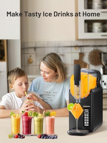Image of KEENSTAR Slushie Machine, Slushy Machine for Home, Professional Frozen Drink Maker with Self-Cleaning, No Ice Needed, 6 Preset Programs for Margaritas, Frappes, Milk Shake & More