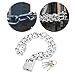 Zxpjkyu Bike Lock Chain Security Chain L for Fence Mountain Bike Bikes, Gates