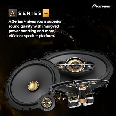 PIONEER A-Series Plus TS-A301TW 20 mm (0.75) Tweeters (Pair) 450W Max, Crisp High-Frequency Detail, Easy Add-On for Clarity