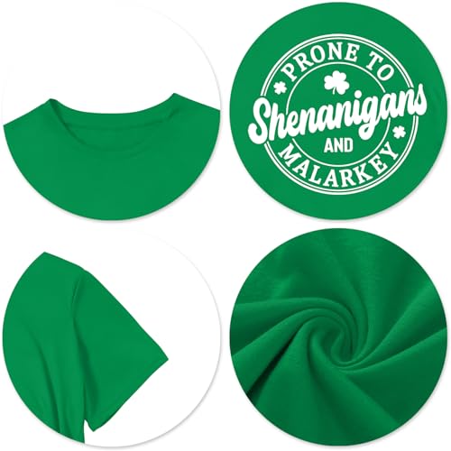 Toddler St. Patrick's Day Shirts Girls Boys Shamrock Graphic Tees St Patty's Lucky T-Shirt Irish Tops4