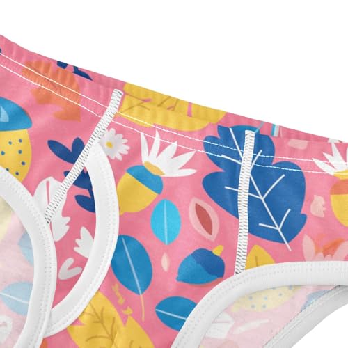 KLL Acorns with Decorative Trees Toddler Boys' Cotton Briefs Cute Undies4
