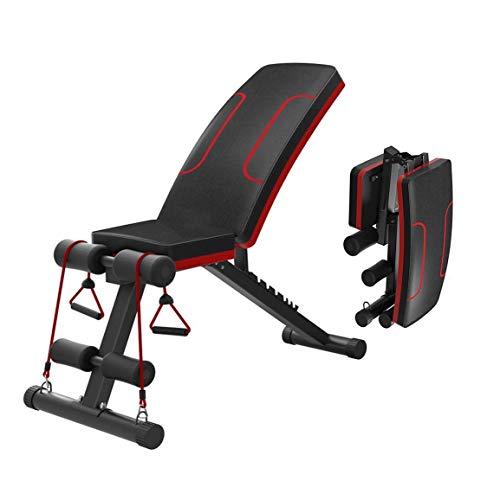 CJVJKN Abdominal sit-up Board, Adjustable Bench, Folding Weight Bench Press for Body Workout Fitne CJVJKN Abdominal sit-up Board, Adjustable Bench, Folding Weight Bench Press for Body Workout Fitne