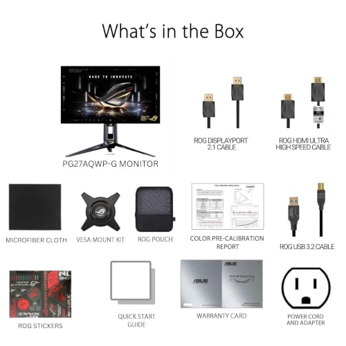 Image of ASUS ROG PG27AQWP-G 27 Inch 20th Edition OLED Gaming Monitor