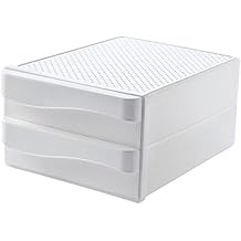 Transparent Desk Office Organizer Storage Holder Desktop Pencil Pen Document Badge Box Stationery Office School Supplies