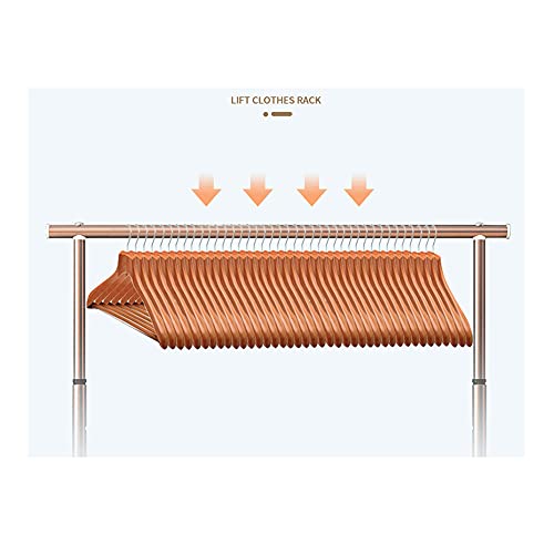 Support d'affichage à vêtements pliable et mobile en acier
